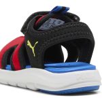 Puma Fun Racer Sandal V inf piros-fekete-kék-sárga tépőzáras orrvédős víziszandál 