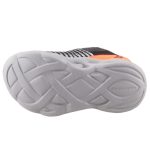SKECHERS S LIGHTS fekete-narancssárga tépőzáras-gumifűzős VILÁGÍTÓS fiú sportcipő