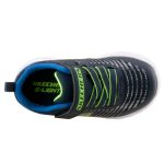 SKECHERS S LIGHTS TWISTY BRIGHTS sötétkék-zöld tépőzáras-gumifűzős VILÁGÍTÓS fiú sportcipő