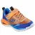 Skechers S Lights-Namics kék-narancssárga tépőzáras-gumifűzős ledes világítós textil kisfiú gyerekcipő (401661L-ORMT)