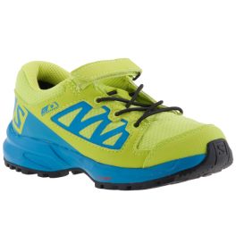 SALOMON XA ELEVATE kék/neonsárga VÍZÁLLÓ gumis/tépős terepfutó sportcipő   SALOMON XA ELEVATE kék/neonsárga VÍZÁLLÓ gumis/tépős terepfutó sportcipő