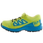 SALOMON XA ELEVATE kék/neonsárga VÍZÁLLÓ gumis/tépős terepfutó sportcipő