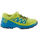 SALOMON XA ELEVATE kék/neonsárga VÍZÁLLÓ gumis/tépős terepfutó sportcipő