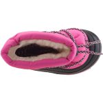 DEMAR ZIG-ZAG rózsaszín összehúzós bundás hótaposó