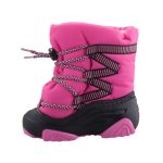 DEMAR ZIG-ZAG rózsaszín összehúzós bundás hótaposó