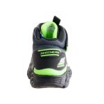 SKECHERS TECH-GRIP-HIGH-SURGE fekete/zöld tépős/gumifűzős VÍZÁLLÓ bakancs