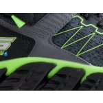 SKECHERS TECH-GRIP-HIGH-SURGE fekete/zöld tépős/gumifűzős VÍZÁLLÓ bakancs