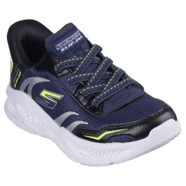 Skechers fekete-sötétkék gumifűzős ledes világítós fiú cipő   Skechers fekete-sötétkék gumifűzős ledes világítós fiú cipő
