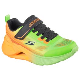 Skechers Tidal-Tech lime zöld-sárgadinnye színű tépőzáras-gumifűzős mosógépben mosható fiú cipő   Skechers Tidal-Tech lime zöld-sárgadinnye színű tépőzáras-gumifűzős mosógépben mosható fiú cipő