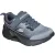 Skechers Tidal-tech fekete-kék tépőzáras-gumifűzős mosógépben mosható textil kisfiú gyerekcipő (404040L-BKDN)