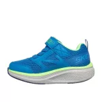 Skechers Go Run Elevante 2.0 WHERE'S MY SKECHERS kék-neon zöld tépőzáras-gumifűzős textil kisfiú gyerekcipő (404050N-BLU)