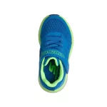 Skechers Go Run Elevante 2.0 WHERE'S MY SKECHERS kék-neon zöld tépőzáras-gumifűzős textil kisfiú gyerekcipő (404050N-BLU)
