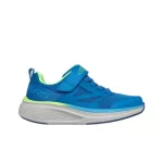 Skechers Go Run Elevante 2.0 WHERE'S MY SKECHERS kék-neon zöld tépőzáras-gumifűzős textil kisfiú gyerekcipő (404050L-BLU)