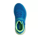 Skechers Go Run Elevante 2.0 WHERE'S MY SKECHERS kék-neon zöld tépőzáras-gumifűzős textil kisfiú gyerekcipő (404050L-BLU)