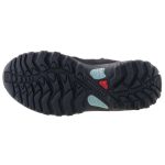 SALOMON SHELTER fekete/világoskék VÍZÁLLÓ magasszárú fűzős bakancs