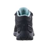 SALOMON SHELTER fekete/világoskék VÍZÁLLÓ magasszárú fűzős bakancs