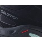 SALOMON SHELTER fekete/világoskék VÍZÁLLÓ magasszárú fűzős bakancs