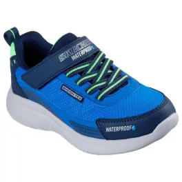   Skechers Bounder 2.0 Aqua Pace kék-lime tépőzáras-gumifűzős vízálló Skech-Tex kisfiú gyerekcipő (406341L-NVBL)