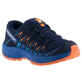 SALOMON XA PRO 3D sötétkék/narancs gumis összehúzós terepfutó sportcipő   SALOMON XA PRO 3D sötétkék/narancs gumis összehúzós terepfutó sportcipő