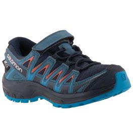 SALOMON XA PRO 3D sötétkék/narancs VÍZÁLLÓ tépős/gumis terepfutó cipő   SALOMON XA PRO 3D sötétkék/narancs VÍZÁLLÓ tépős/gumis terepfutó cipő