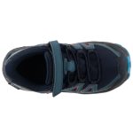 Színhibás SALOMON XA PRO 3D sötétkék/narancs VÍZÁLLÓ tépős/gumis terepfutó cipő