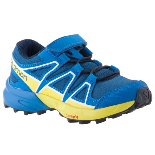 SALOMON SPEEDCROSS BUNGEE sötétkék/zöld tépős/gumis terepfutó cipő