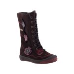 SIESTA-RICHTER cipzáras sötétbarna VIRÁGOS SympaTex VÍZÁLLÓ téli csizma AKCIÓS