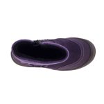 Lila VIRÁGOS cipzáras SympaTex (vízálló) Siesta-Richter téli csizma