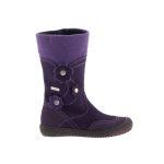 Lila VIRÁGOS cipzáras SympaTex (vízálló) Siesta-Richter téli csizma
