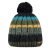 BARTS Buck Beanie navy sötétkék csíkos kötött téli sapka