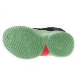 Skechers fekete-menta zöld tépőzáras-gumifűzős mosógépben mosható kisfiú cipő