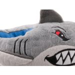 Skechers SharkBots Comfy szürke cápás mamusz