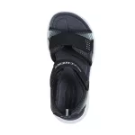 Skechers Microspec-Splash fekete 2 tépőzáras mosógépben mosható szintetikus-textil kisfiú gyermekszandál (407034L/BKSL)