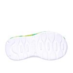 Skechers szürke-zöld dínós tépőzáras-gumifűzős kisfiú cipő