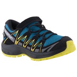 SALOMON XA PRO 3D fekete/zöld/citrom VÍZÁLLÓ tépős/gumis terepfutó cipő   SALOMON XA PRO 3D fekete/zöld/citrom VÍZÁLLÓ tépős/gumis terepfutó cipő