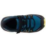 SALOMON XA PRO 3D fekete/zöld/citrom VÍZÁLLÓ tépős/gumis terepfutó cipő