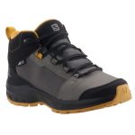 SALOMON OUTward szürke/fekete/okker sárga fűzős VÍZÁLLÓ bakancs