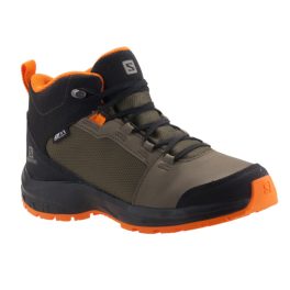 SALOMON OUTward barna/zöld/narancs fűzős VÍZÁLLÓ bakancs   SALOMON OUTward barna/zöld/narancs fűzős VÍZÁLLÓ bakancs