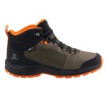 SALOMON OUTward barna/zöld/narancs fűzős VÍZÁLLÓ bakancs