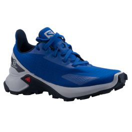 SALOMON ALPHACROSS BLAST kék/fehér fűzős sportcipő SALOMON ALPHACROSS BLAST kék/fehér fűzős sportcipő