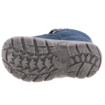 Siesta-Richter 2 tépőzáras sötétkék-ciklámen pink Richtex (Vízálló) velúr bőr bundás téli kislány cipő