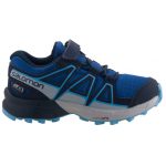 Színhibás SALOMON SPEEDCROSS sötétkék/kék gumis/tépős VÍZÁLLÓ sportcipő