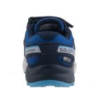 Színhibás SALOMON SPEEDCROSS sötétkék/kék gumis/tépős VÍZÁLLÓ sportcipő