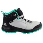 SALOMON SHOES OUTward CSWP J fekete/aqua/menta fűzős VÍZÁLLÓ bakancs