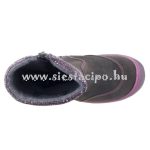 SIESTA-RICHTER szürke/rózsa virágos cipzáras SympaTex VÍZÁLLÓ téli csizma