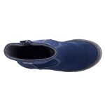 SIESTA-RICHTER cipzáras sötétkék virág mintás SympaTex VÍZÁLLÓ téli csizma