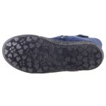 SIESTA-RICHTER cipzáras sötétkék virág mintás SympaTex VÍZÁLLÓ téli csizma