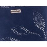 SIESTA-RICHTER cipzáras sötétkék virág mintás SympaTex VÍZÁLLÓ téli csizma