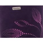 SIESTA-RICHTER cipzáras sötétlila/lila virág mintás SympaTex VÍZÁLLÓ téli csizma