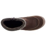 Siesta-Richter barna virágos cipzáros SympaTex Vízálló téli csizma